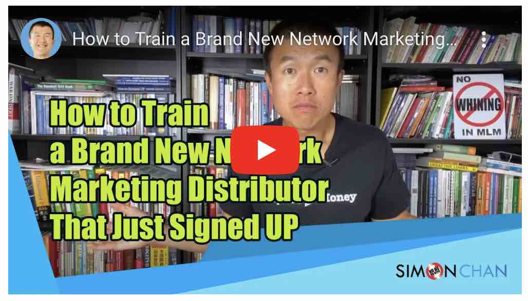 How to Train a Brand New Network Marketing Distributor That Just Signed Up