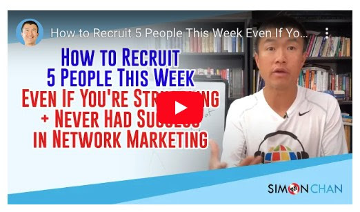 how to recruit 5 people this week even if you're struggling + never had success in network marketing